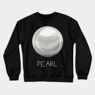 Pearl Crystal June Birthstone Crewneck Sweatshirt